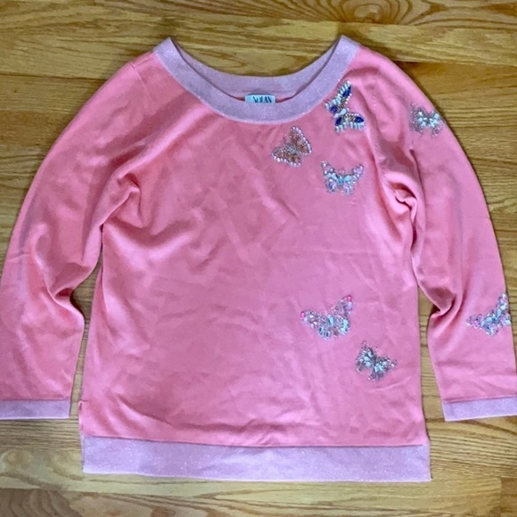 Vintage Nolan Miller Beaded Sweater - Picture 1 of 8